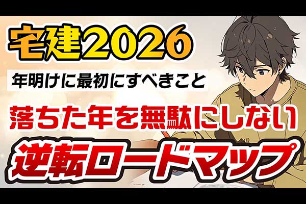 宅建リベンジ！合格者が年明けに必ずやる「自己分析」3つの手順